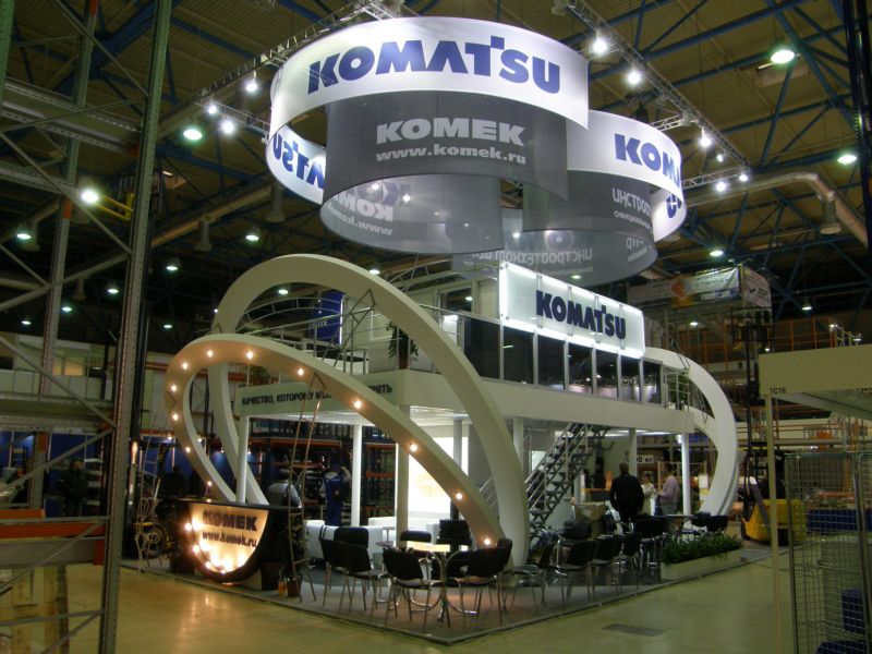 Стенд компании: KOMAT'SU