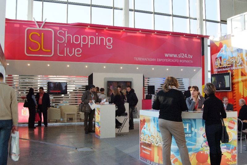 Стенд компании: Shopping Live